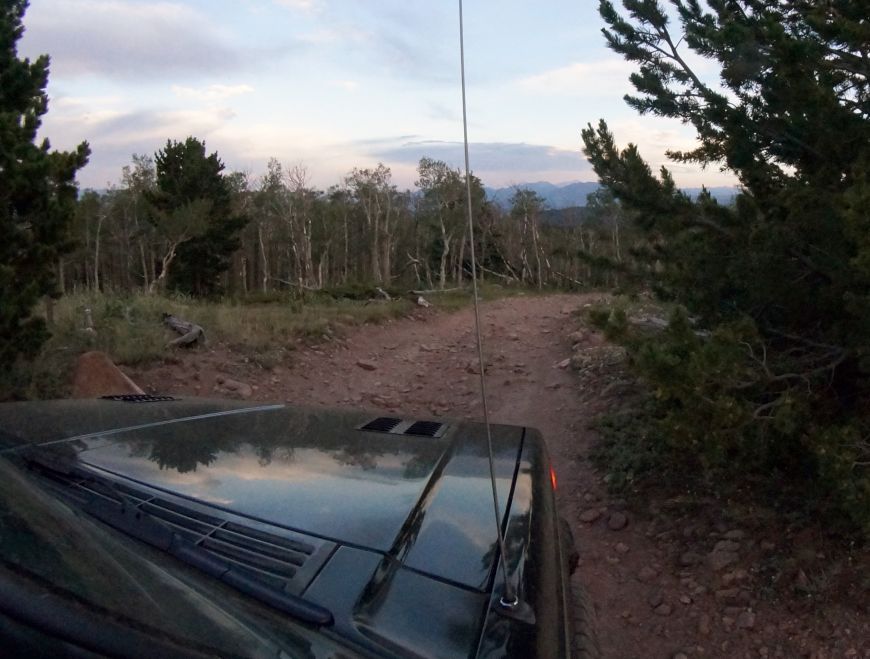 Medano Pass Great Sand Dunes Colorado primative road in a Jeep XJ Cherokee 4x4