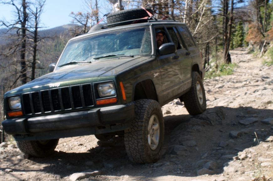 Hayden Pass 4x4 trail road in Colorado of the Sangre De Cristo mountain range