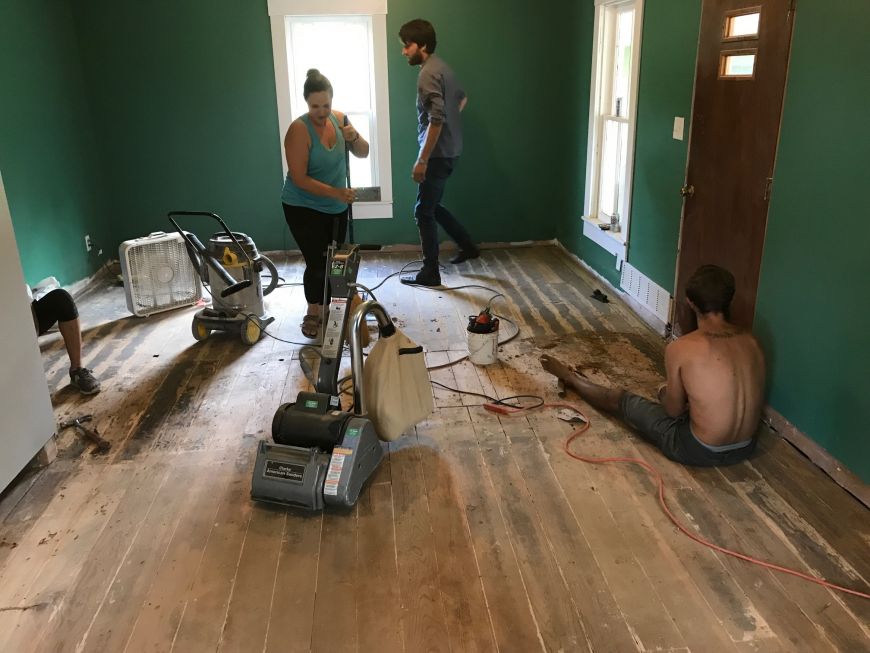 antique douglas fir floorboards hardwood floor restoration refinishing