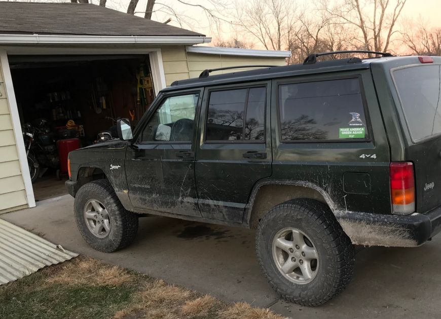 installing wranger tj mirrors on a jeep cherokee xj