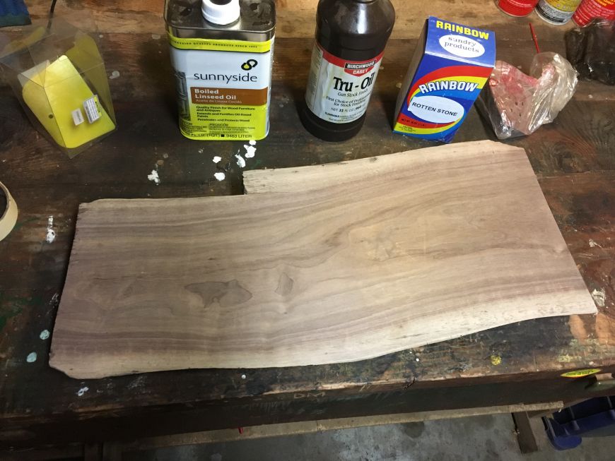 walnut wood slab