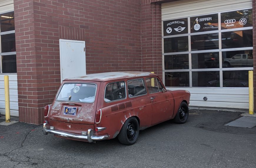 vw volkswagen type 3 squareback custom rat rod patina