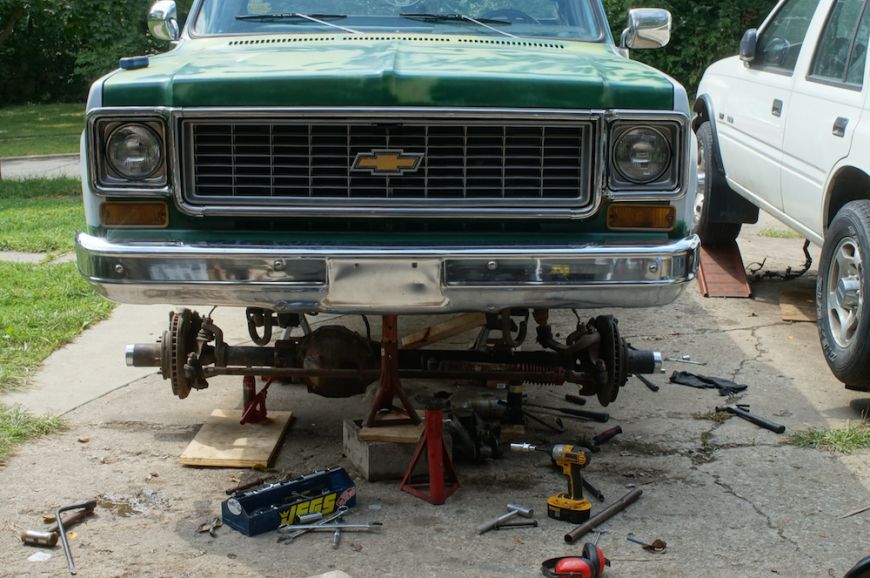 chevy k10 squarebody front suspension