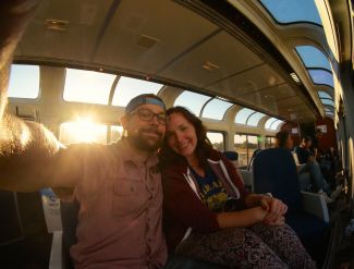 the Coast Starlight Amtrak train